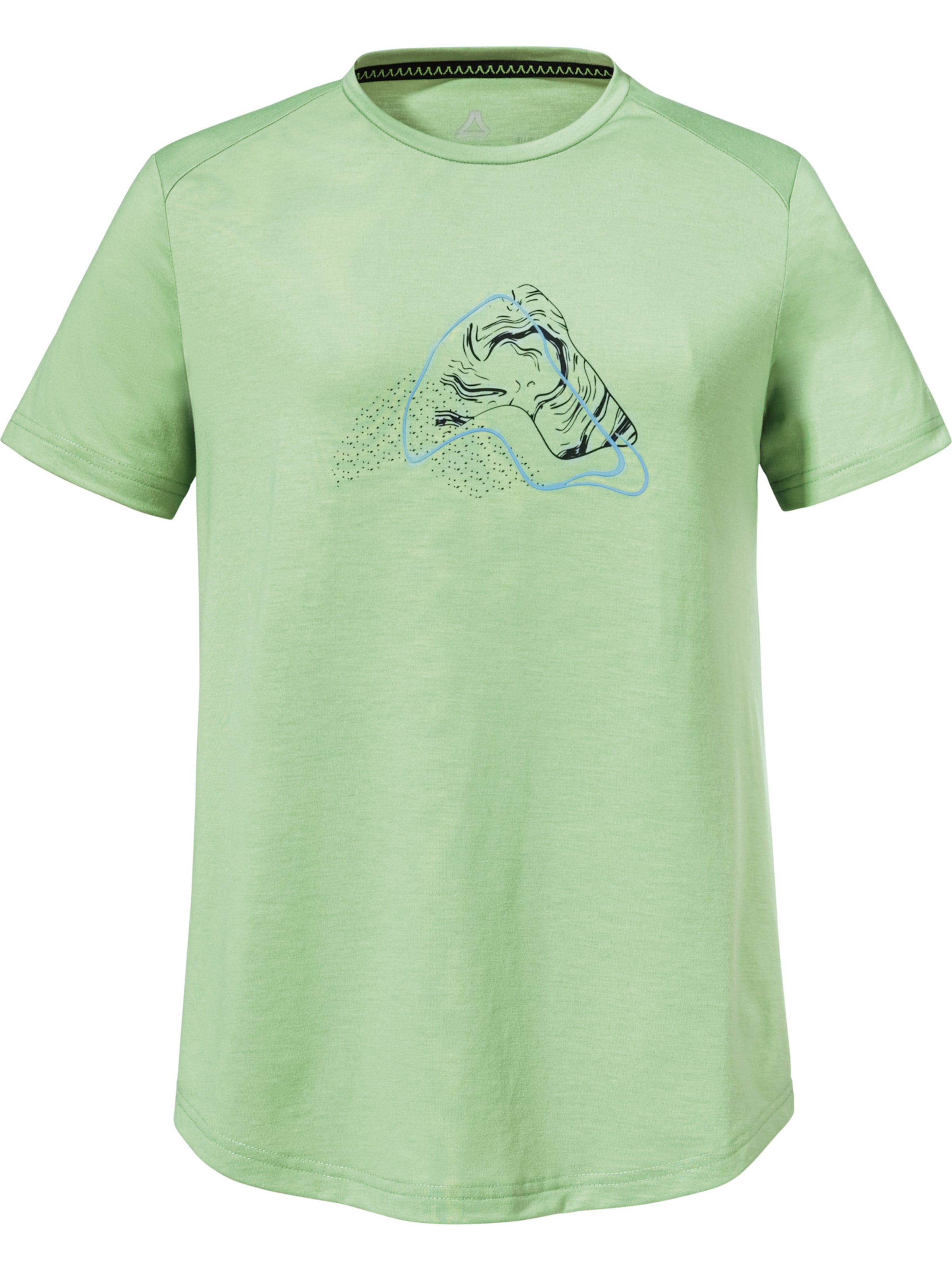 T-shirt fonctionnel 'Haberspitz' Schöffel en vert : devant