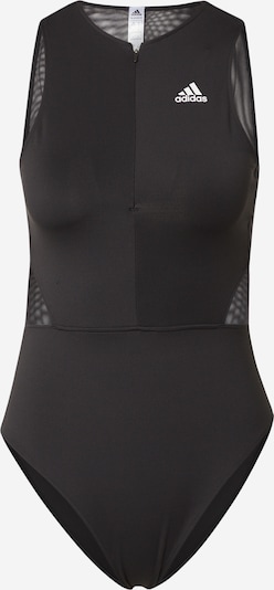 Body sportiv 'Leotard' ADIDAS SPORTSWEAR pe negru / alb, Vizualizare produs