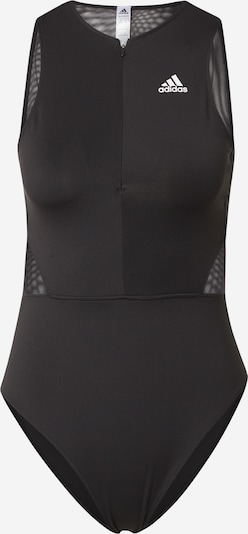 ADIDAS PERFORMANCE Спортен бански 'LEOTARD' в черно / бяло, Преглед на продукта