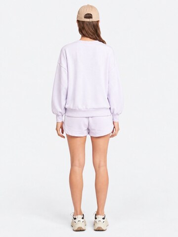 Sweat-shirt Ethiquet en violet