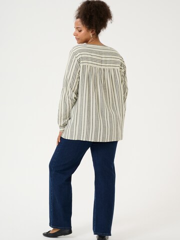 KAFFE CURVE Blouse 'Mille' in Beige