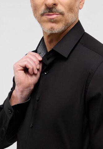 ETERNA Slim Fit Hemd in Schwarz