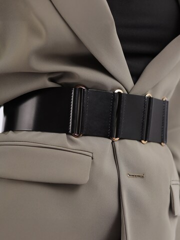Haute Cuir - Cinturón 'Linked Wide Belt' en negro