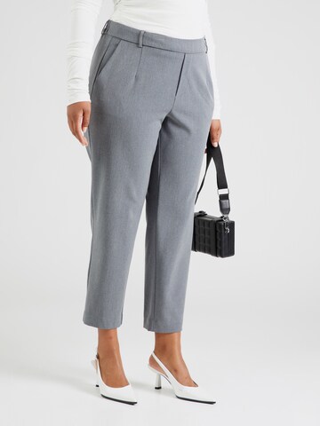 Coupe slim Pantalon 'VIVARONE' EVOKED en gris : devant