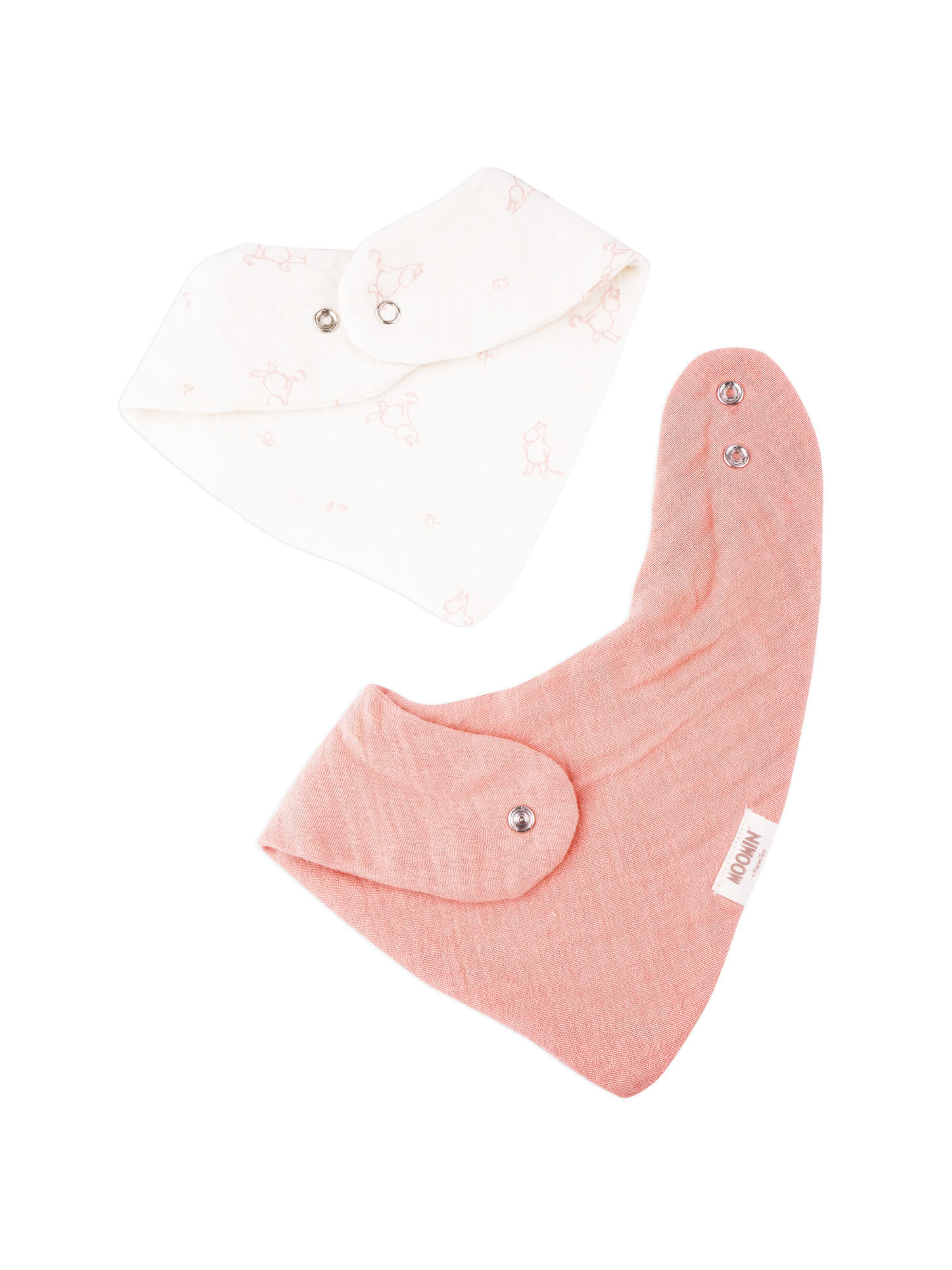 Foulard Moomin en rose : au dessus