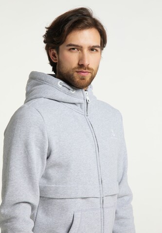 DreiMaster Maritim Sweatjacke in Grau