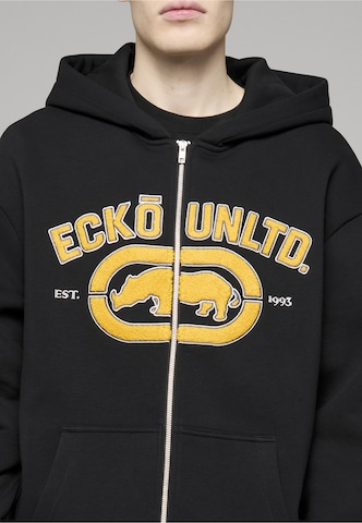 Ecko Unlimited - Casaco em moletão 'Vintage' em preto