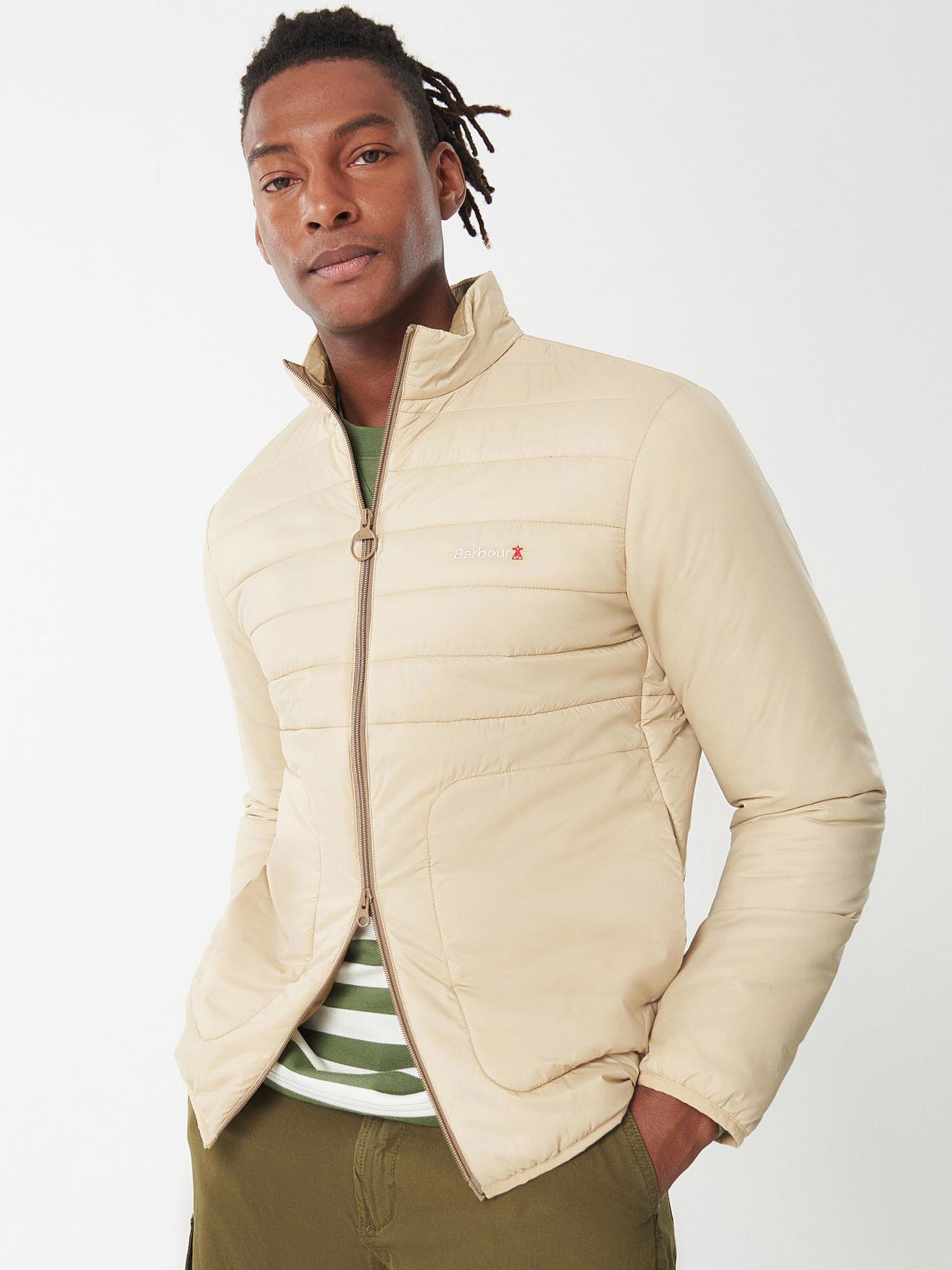 Barbour Jacke in Creme ABOUT YOU