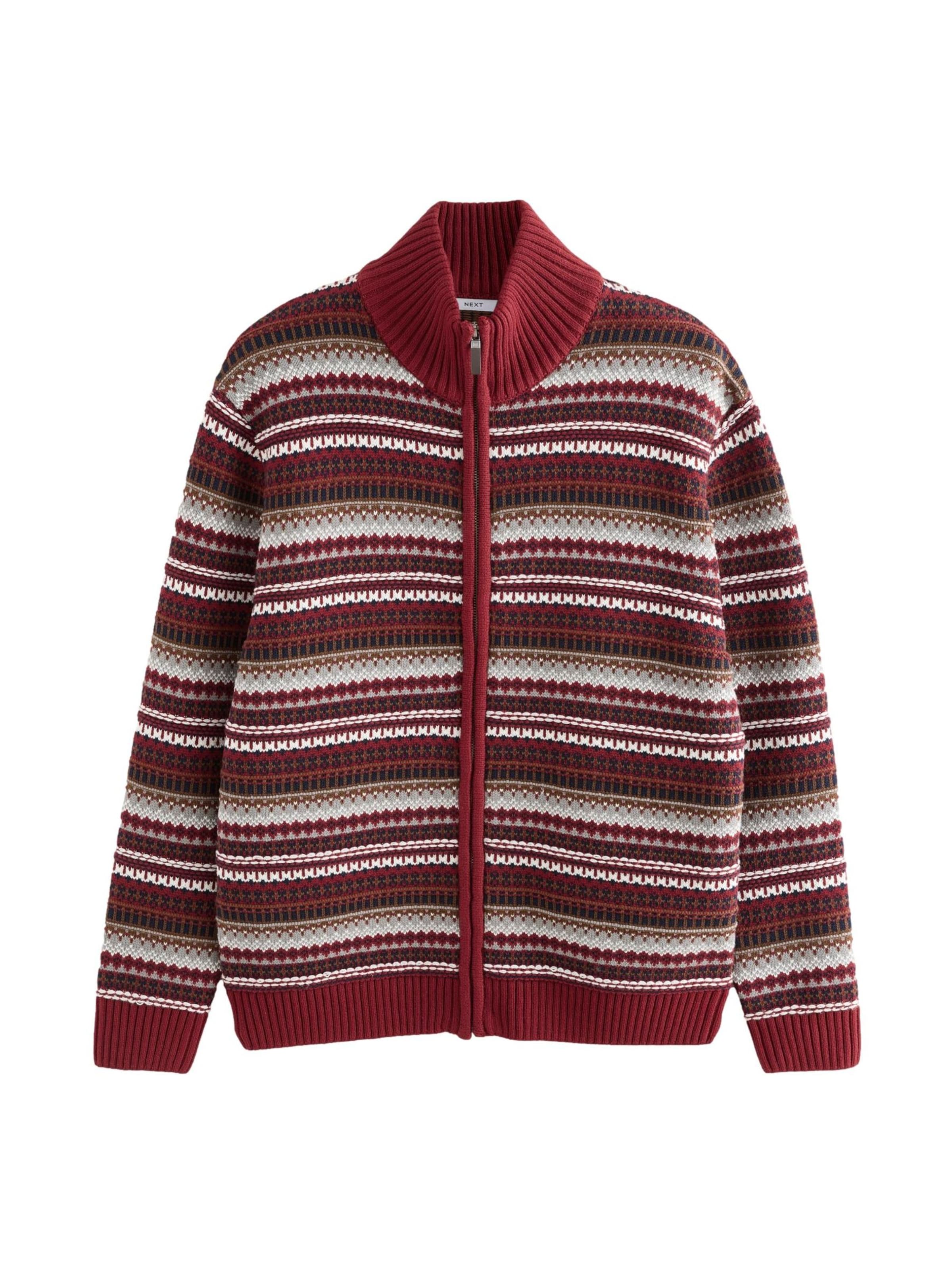 Vestes en maille Next en rouge : devant