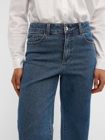 Wide leg Jeans 'Marina' di OBJECT in blu