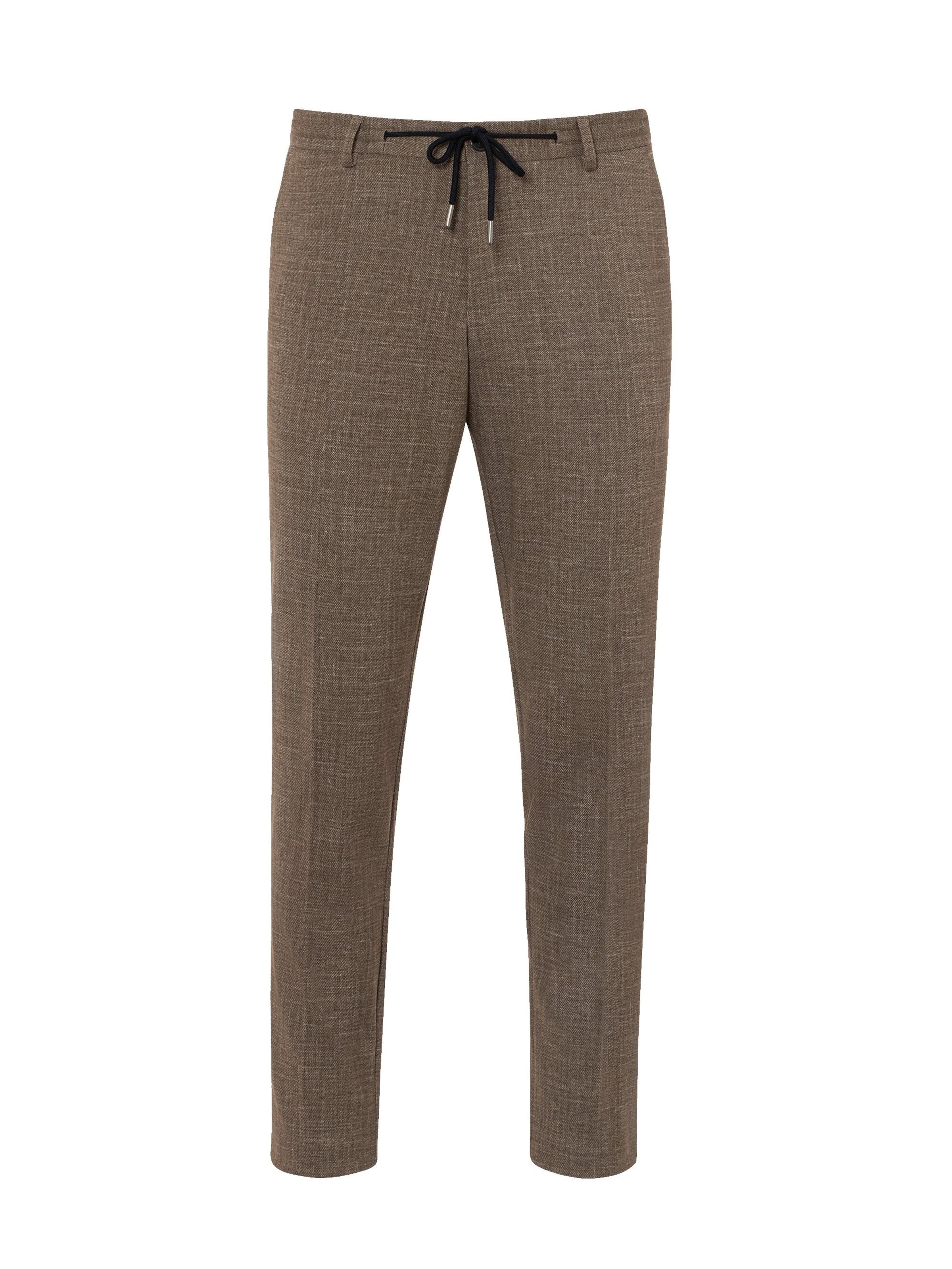 Pantalon 'SEGESTA' BENVENUTO en marron : devant