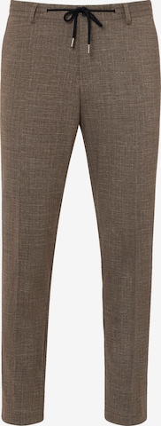 Pantalon 'SEGESTA' BENVENUTO en marron : devant