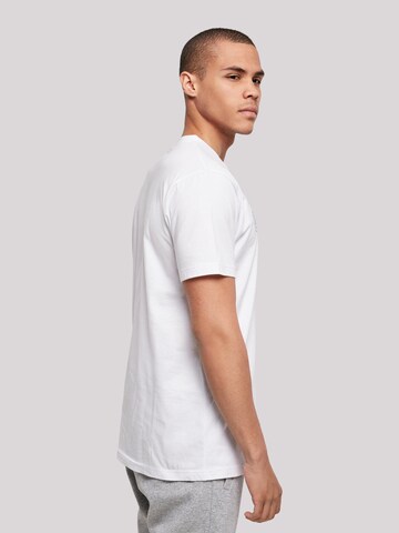 T-Shirt 'Manhatten' F4NT4STIC en blanc