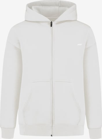 Smilodox Sweatvest in Wit: voorkant