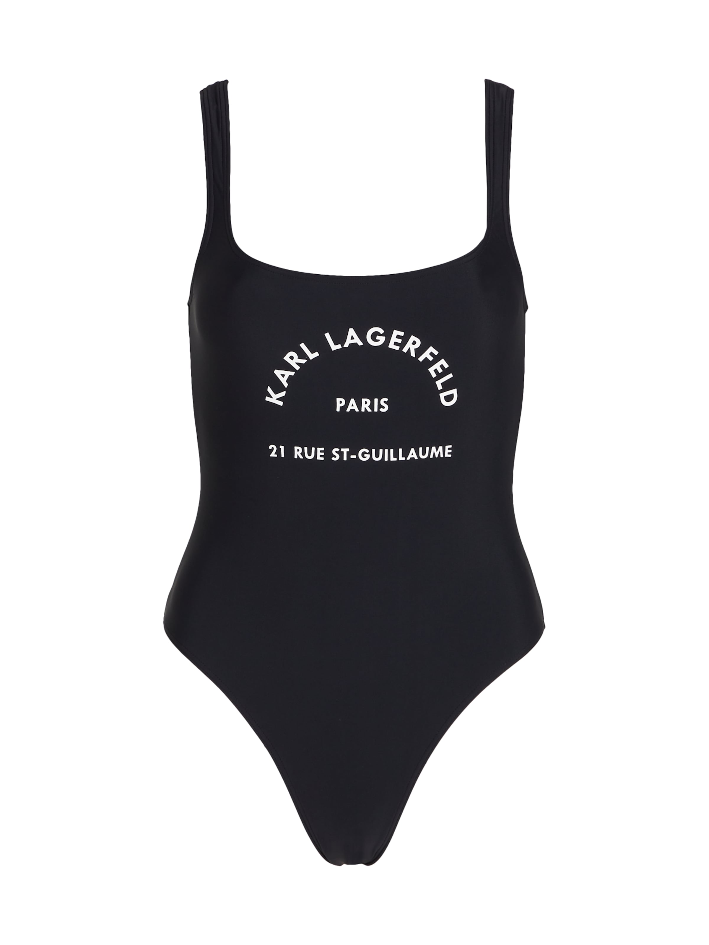 Costume intero di Karl Lagerfeld in nero: frontale