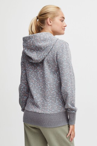 Oxmo Zip-Up Hoodie in Grey