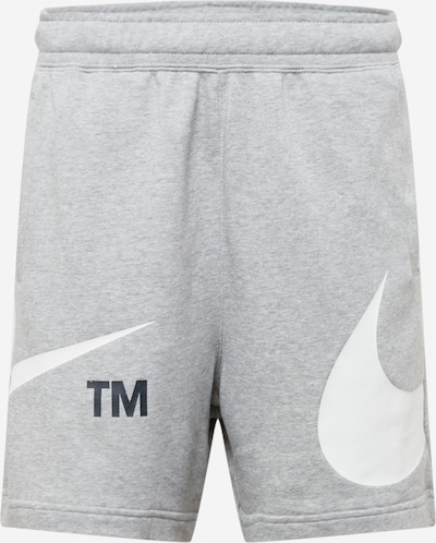 Pantaloni sport Nike Sportswear pe gri amestecat / negru / alb, Vizualizare produs