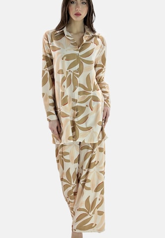 Regular Tenue d'intérieur Elara en beige : devant