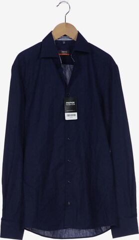 ETERNA Button Up Shirt in XS in Blue: front