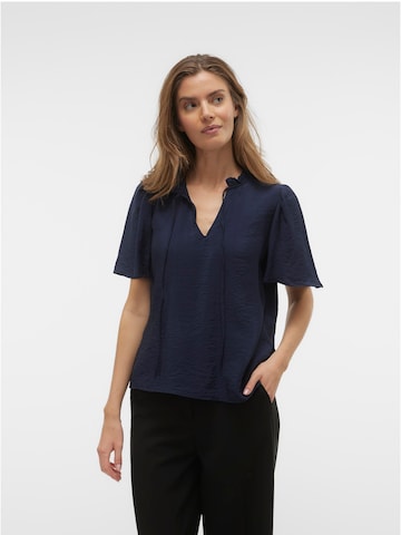 VERO MODA - Blusa 'JOSIE' em azul: frente