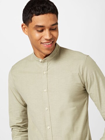 Slim fit Camicia 'Oxford' di Lindbergh in verde