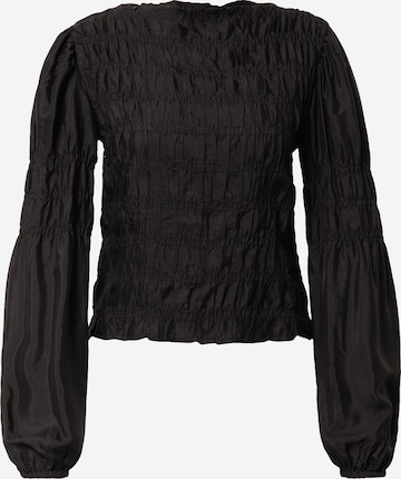 Cream Blouse 'Henva' in Black: front