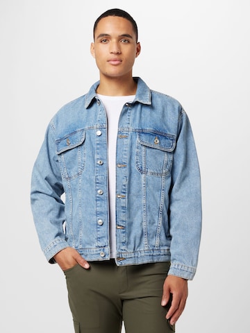 TOPMAN Between-Season Jacket in Blue: front