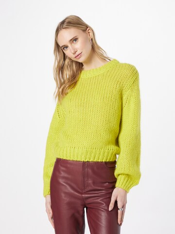 Pull-over 'SUANNE' SELECTED FEMME en vert : devant