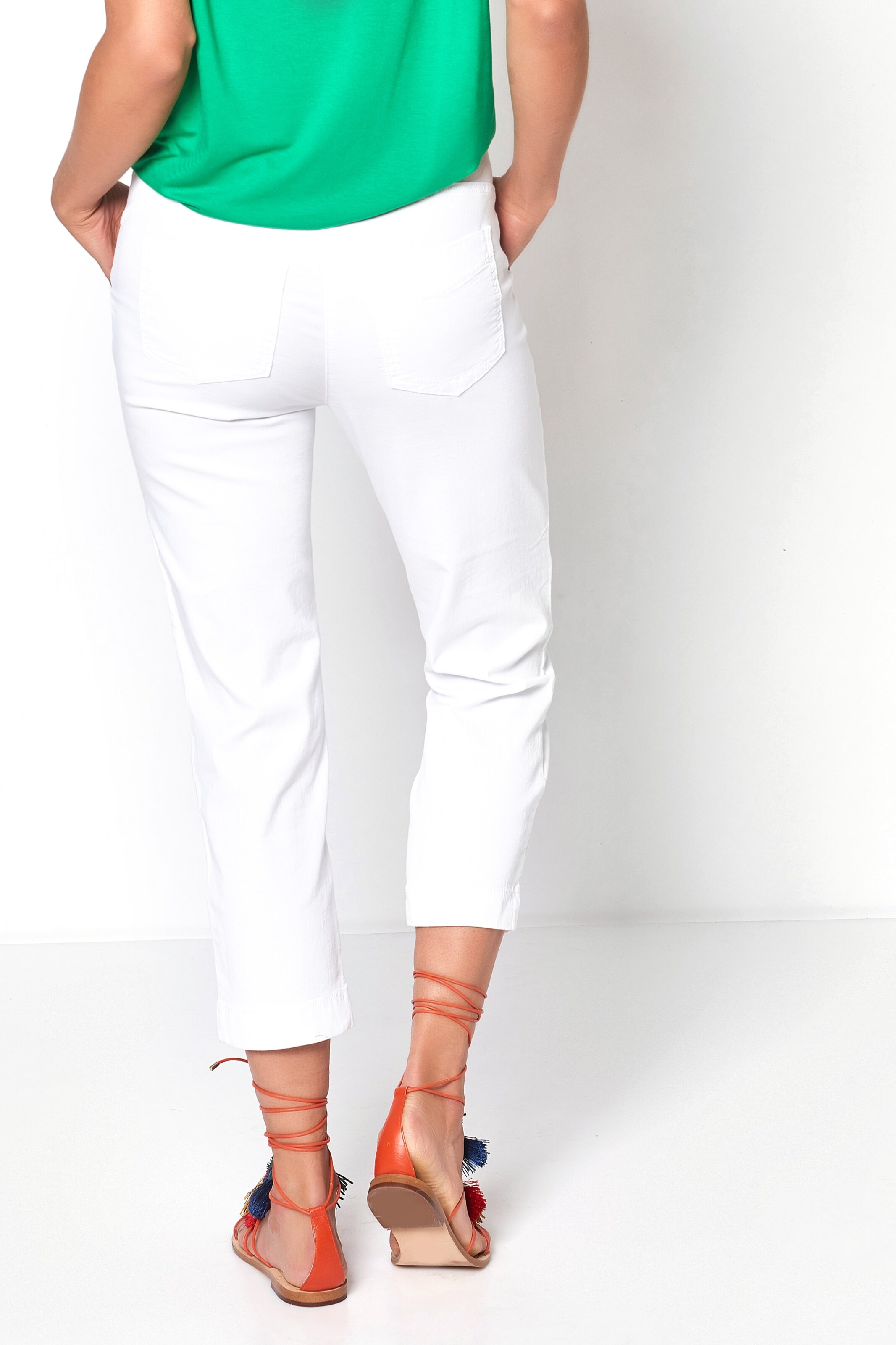 TONI Regular Pants in White