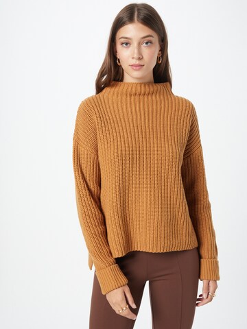 Pull-over 'Selma' SELECTED FEMME en marron : devant