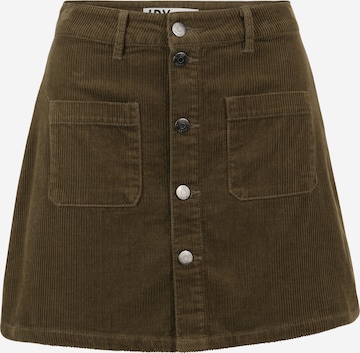 JDY Petite Skirt 'SHIRAZ' in Green: front