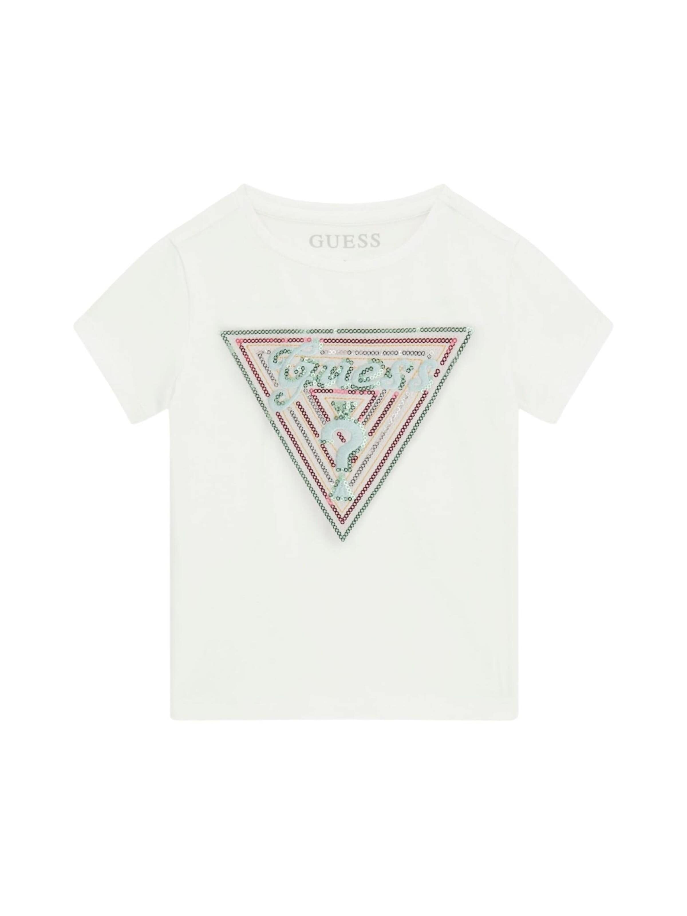 GUESS KIDS Koszulka w kolorze biały: przód