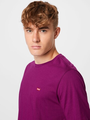 LEVI'S ® - Camisa 'Original Housemark Tee' em roxo