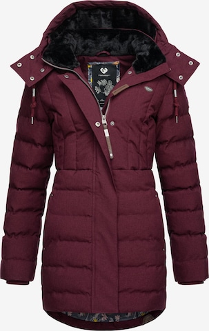 Ragwear Winter coat 'Ashanta' in Red