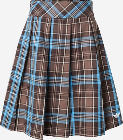 ADIDAS ORIGINALS Rock in hellblau / braun / schwarz / weiß, Produktansicht