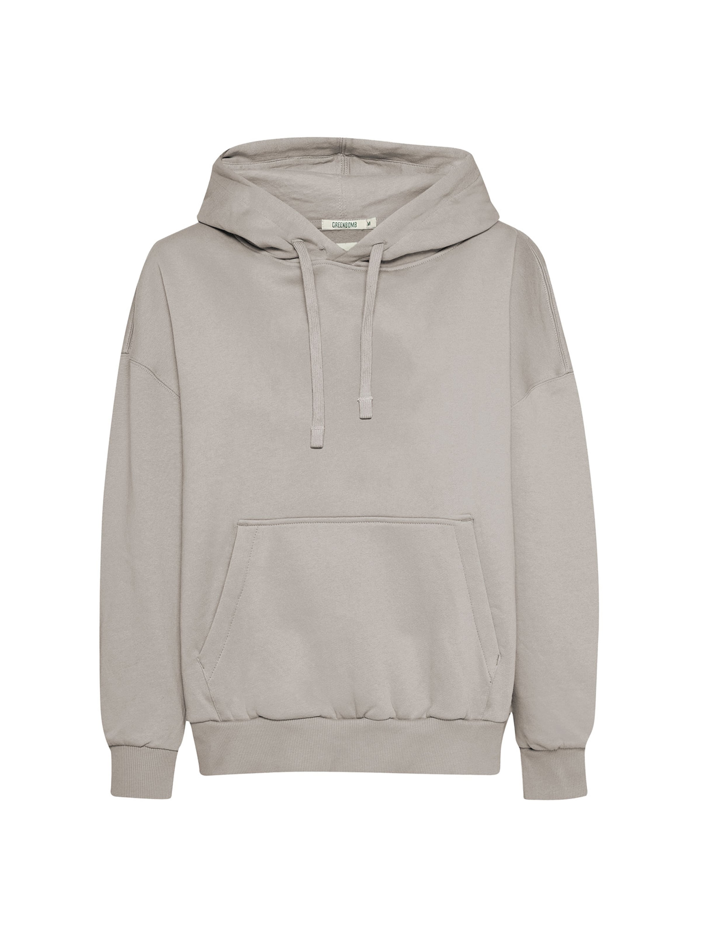 GREENBOMB Sweatshirt ' Mello No Rain ' in Grijs: voorkant