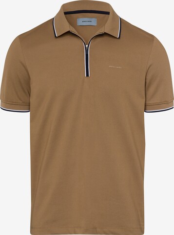 PIERRE CARDIN Shirt in Bruin: voorkant