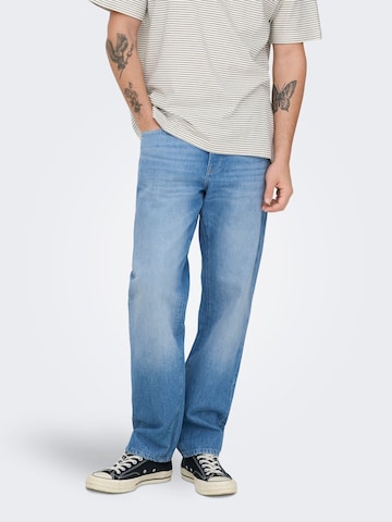 Only & Sons Regular Jeans 'ONSEdge' in Blauw: voorkant
