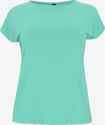 Yoek Shirt in Blauw: voorkant