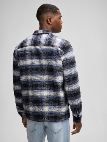 STRELLSON Comfort fit Overhemd 'Noel' in Blauw