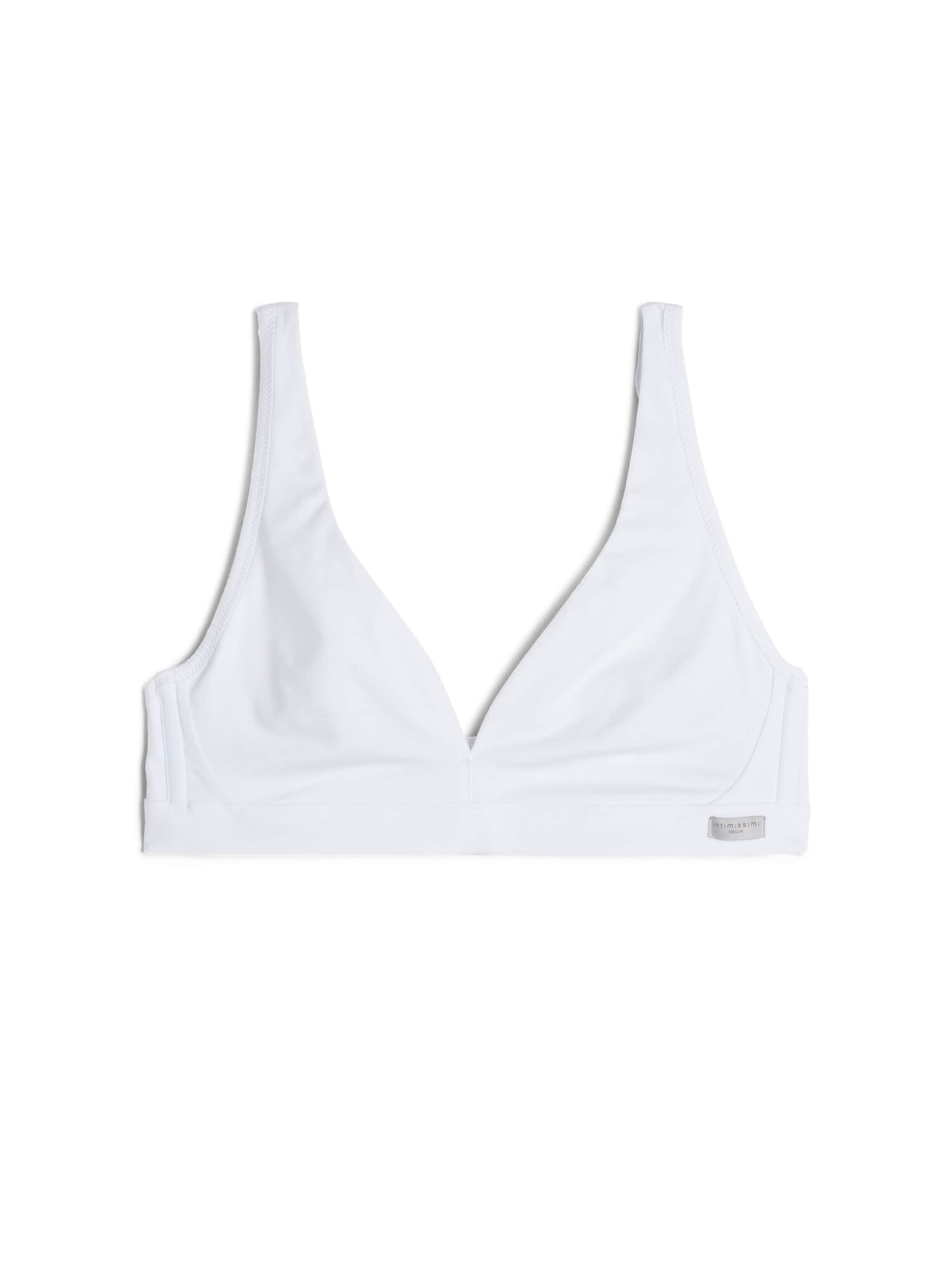 INTIMISSIMI Triangel BH in Weiß: Vorderseite
