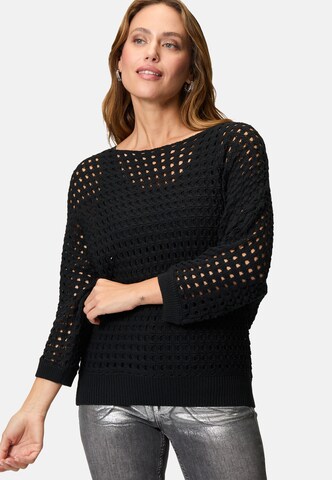 Pullover di zero in nero: frontale