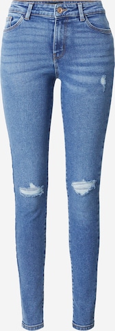 Coupe slim Jean 'DANA' PIECES en bleu : devant