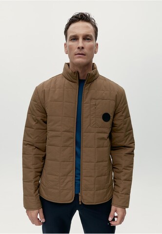 Born Living Yoga Between-season jacket 'Garona' in Brown: front