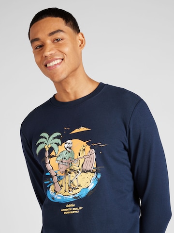 JACK & JONES Sweatshirt 'ZION' in Blauw