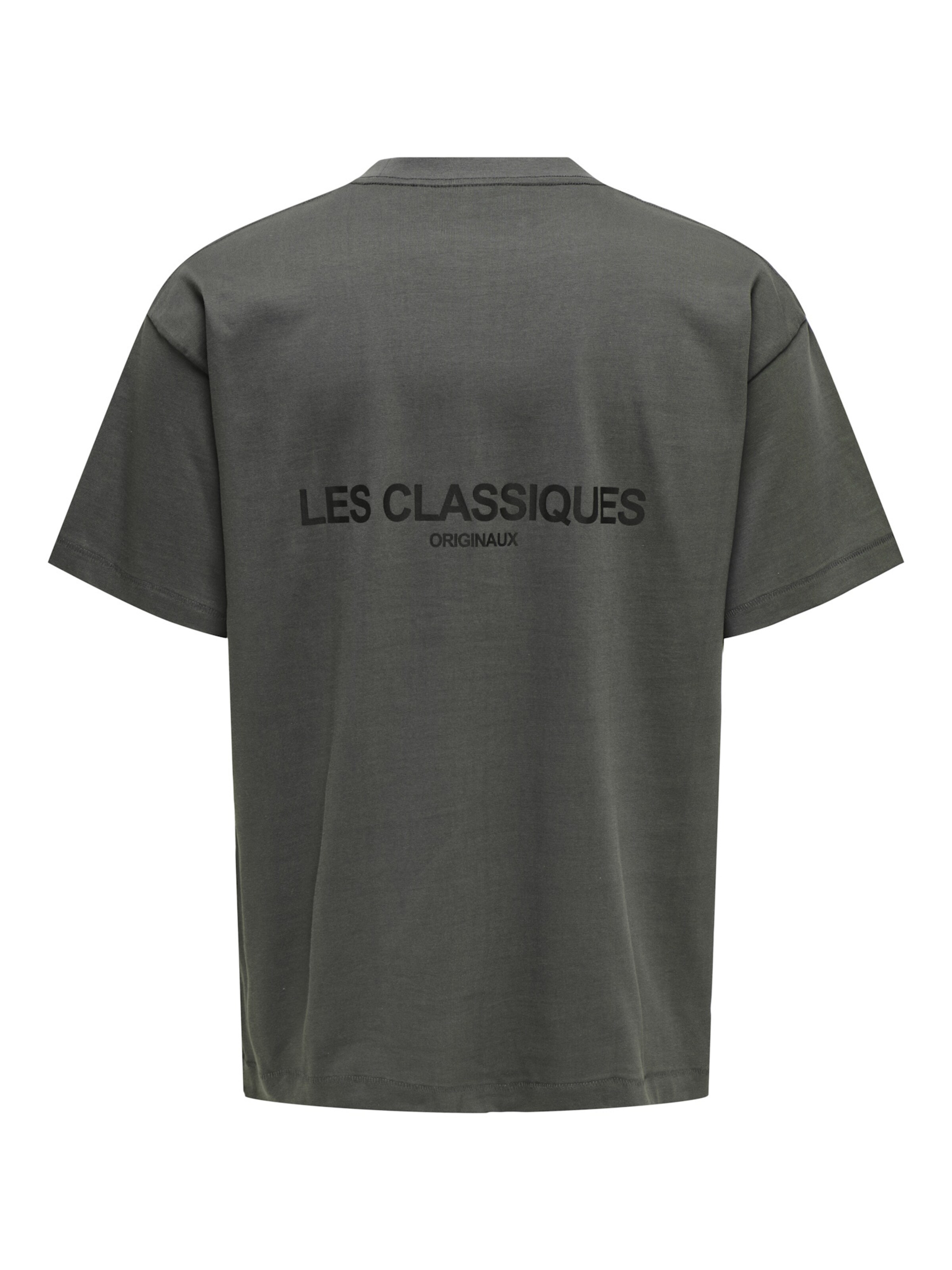Only & Sons T-Shirt 'Les Classiques' in Grau