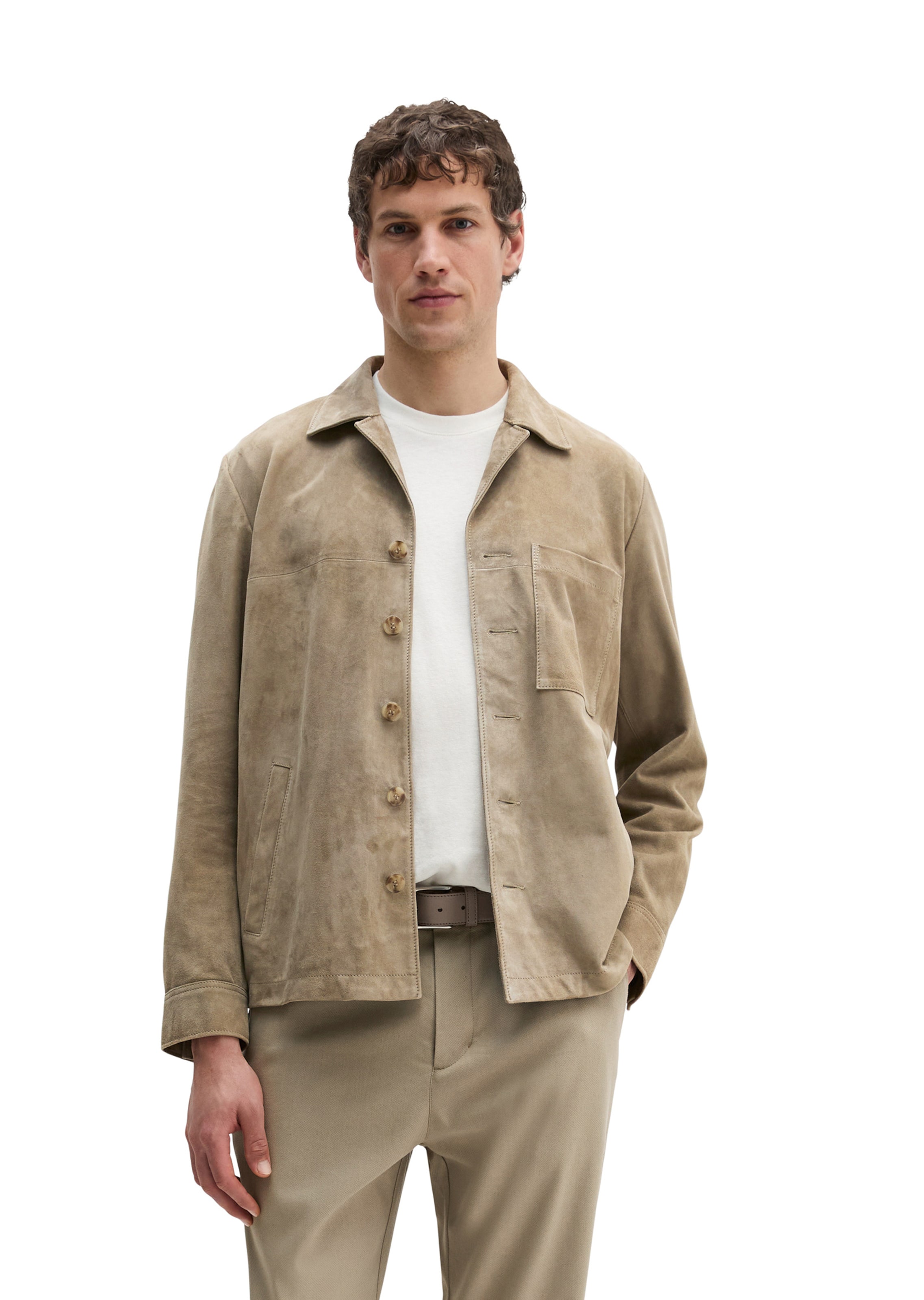 Marc O'Polo Jacke in Braun: Vorderseite
