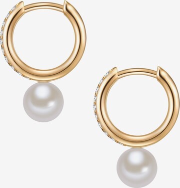 Valero Pearls Earrings in Gold