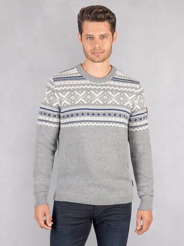 Pull-over GIESSWEIN en gris : devant