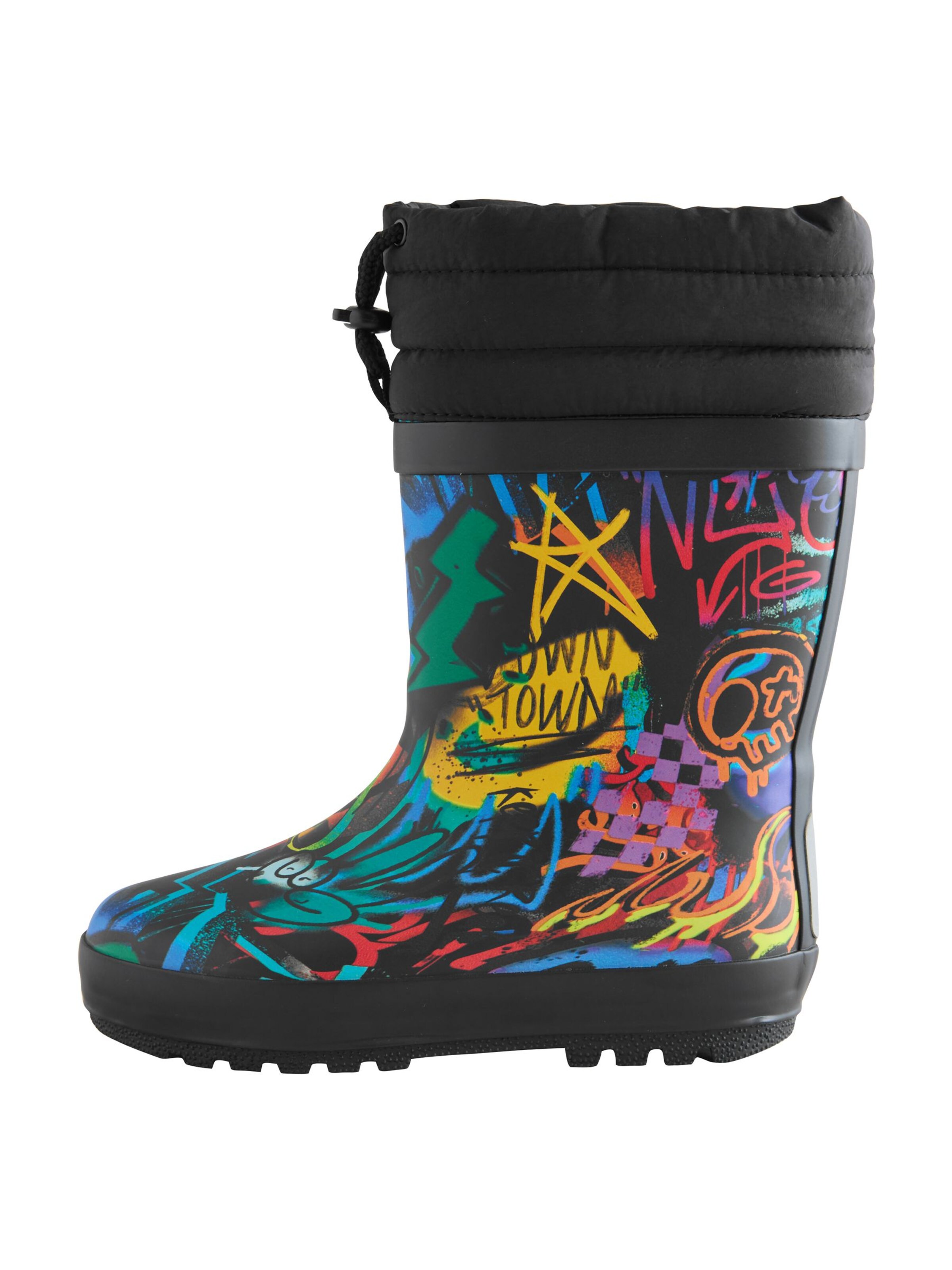 Next Rubber boot in 25,5 in Azure / Dark yellow / Reed / Black, Item view